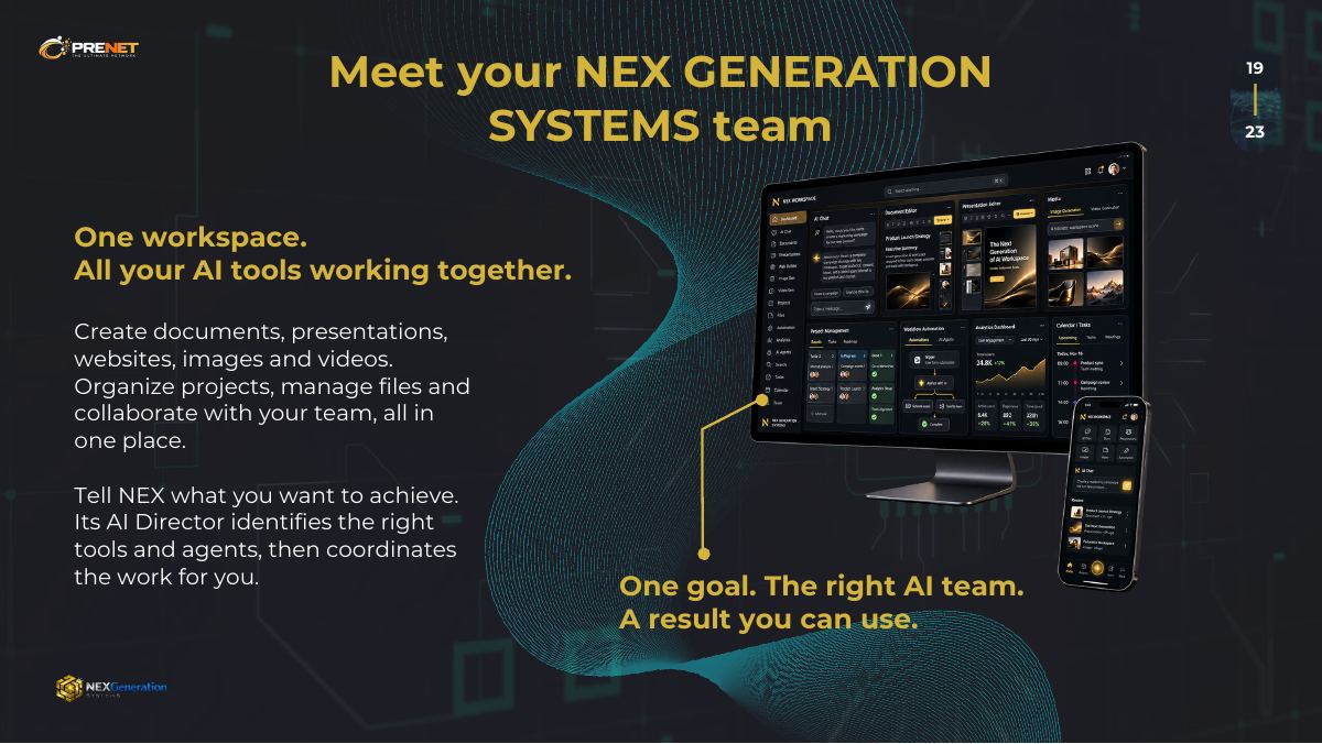 Meet your NEX GENERATION SYSTEMS team