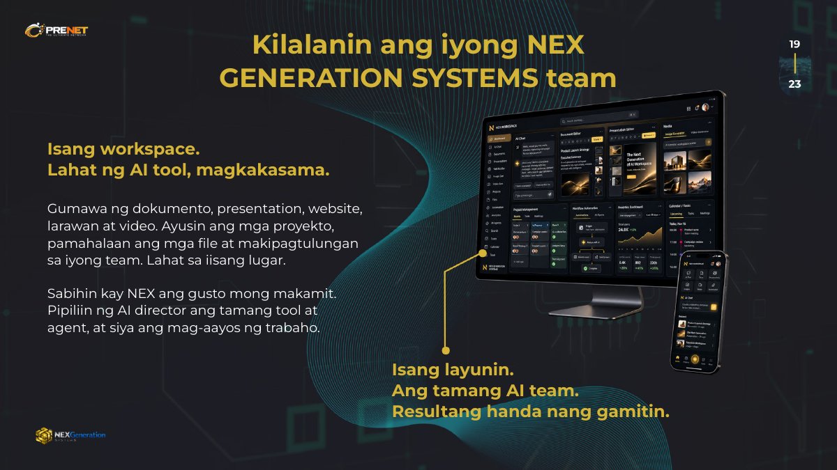 Kilalanin ang iyong NEX GENERATION SYSTEMS team
